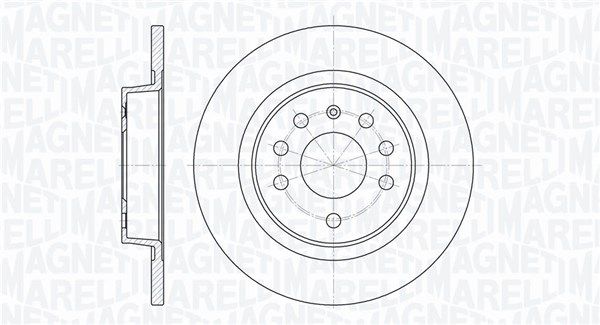 MAGNETI MARELLI Тормозной диск 361302040319